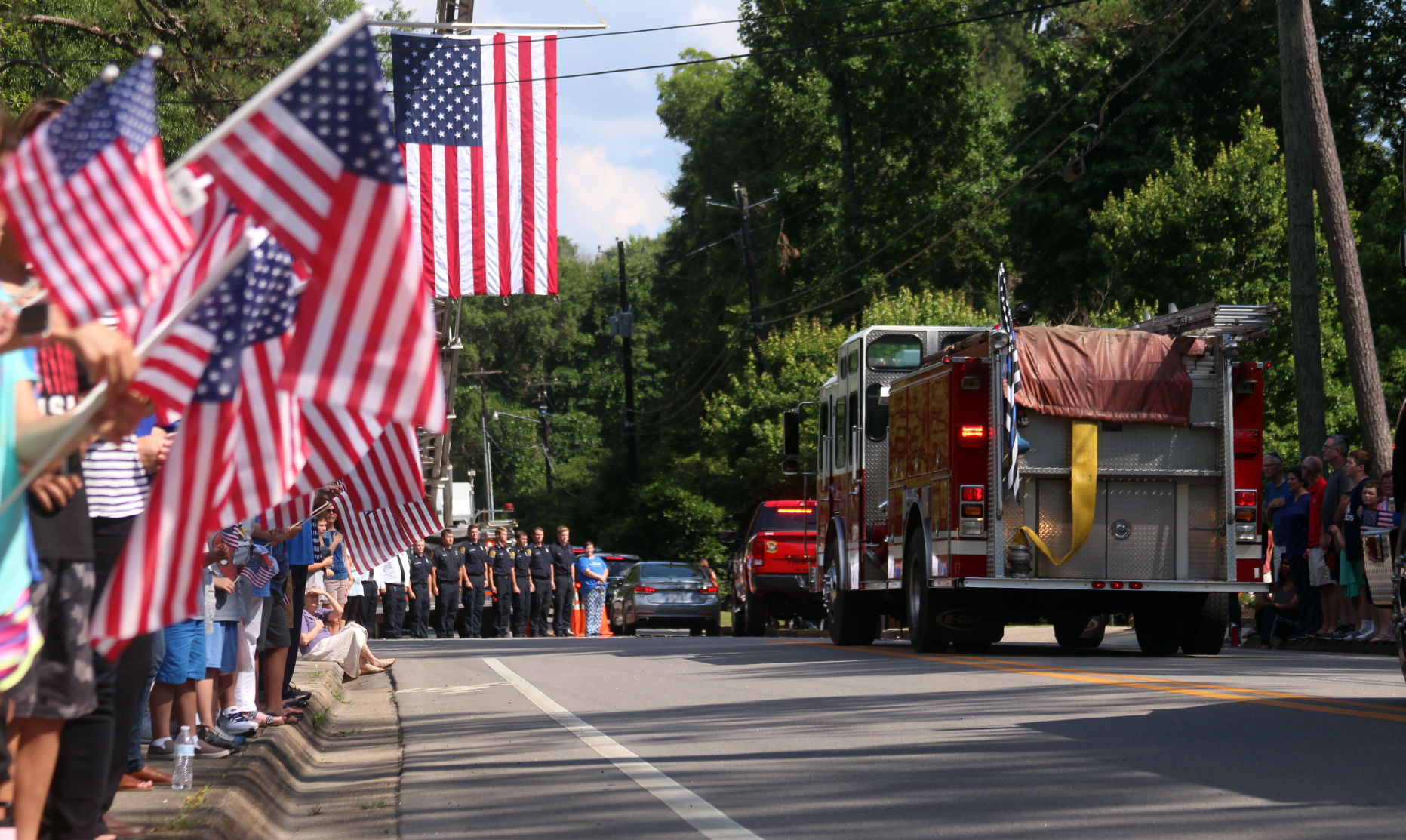 Funeral service for officer William Buechner